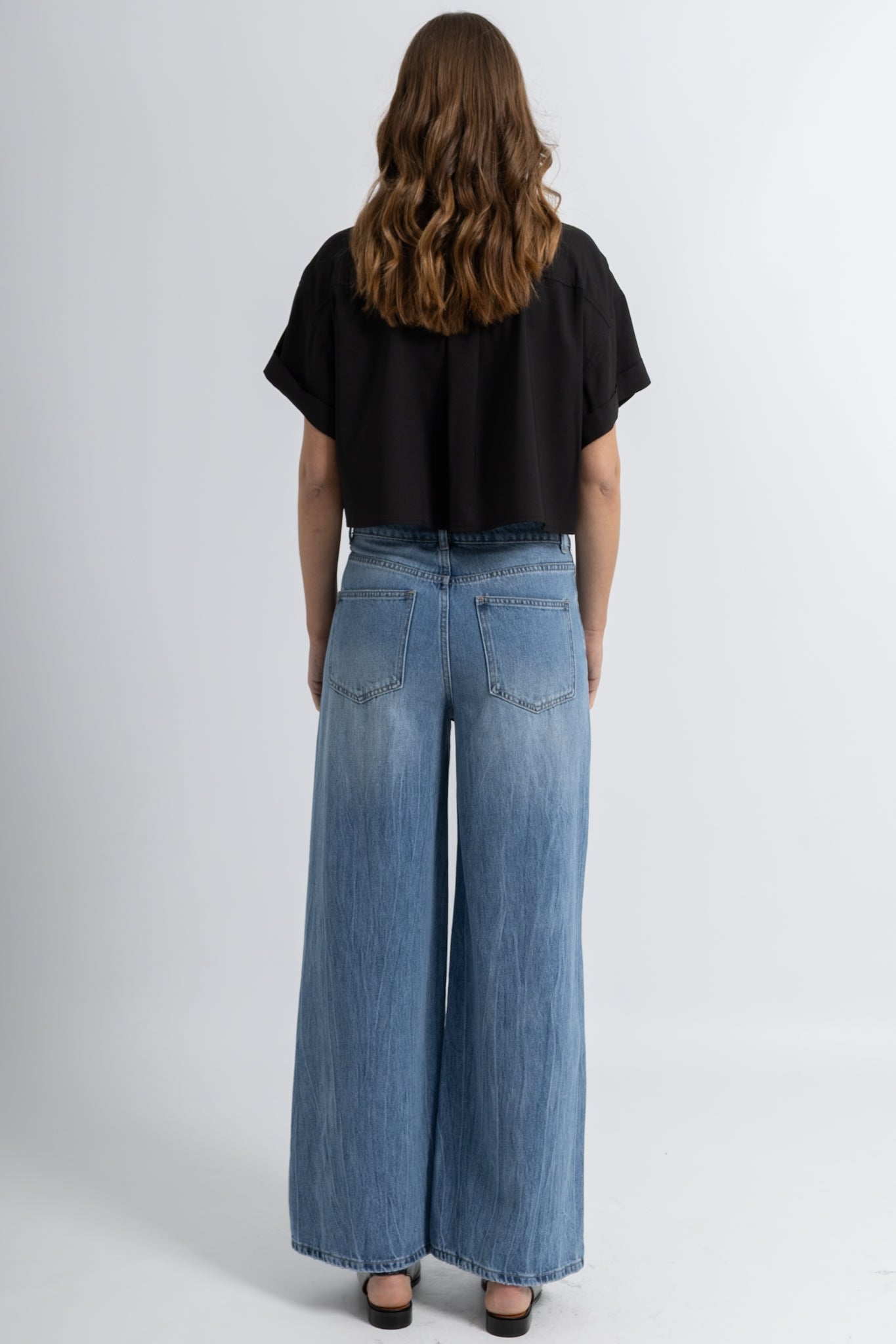 Chemise Cropped Fluide Cana