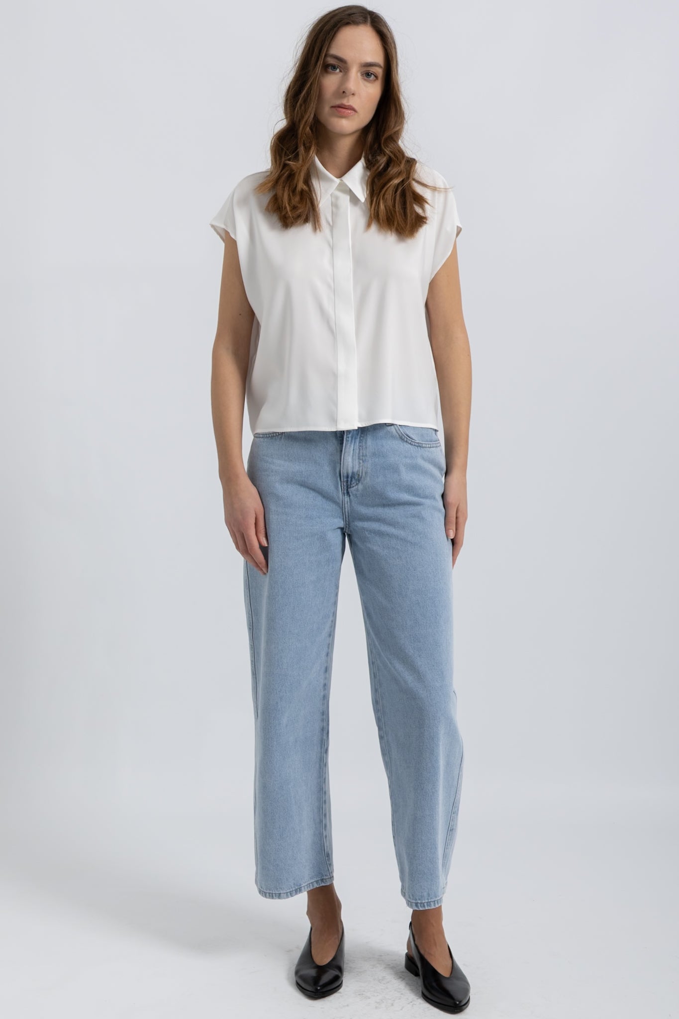 Chemise Cropped Sans Manches Mart