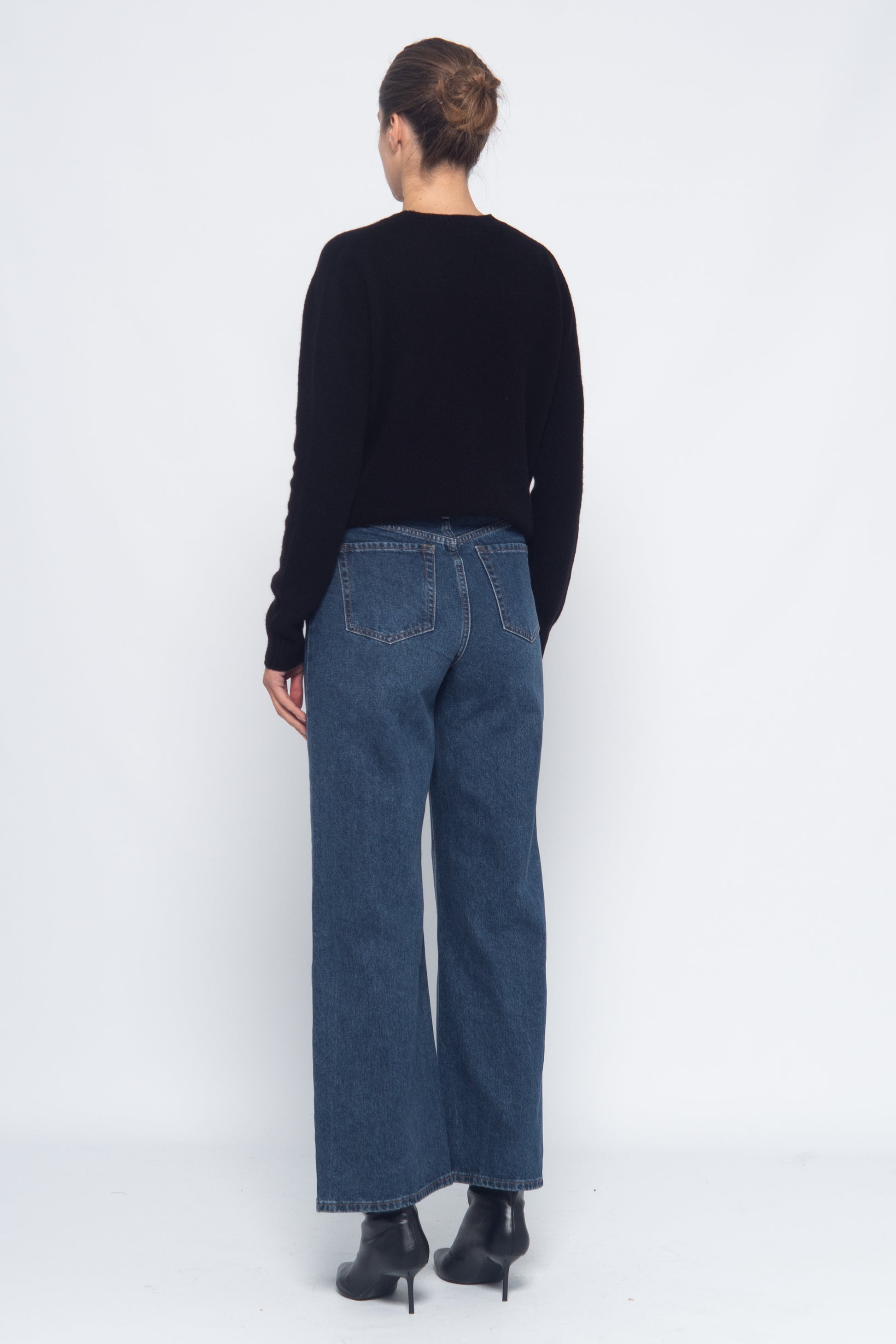 Jeans Straight Denim Foncé