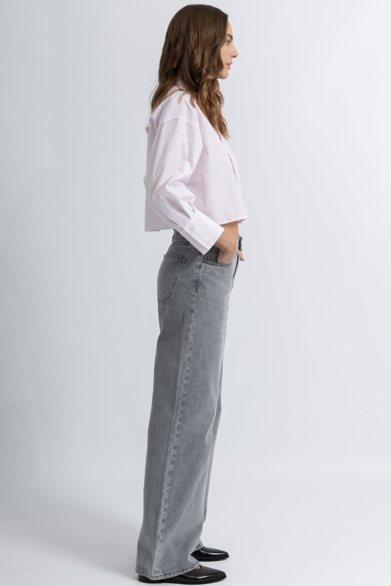 Chemise Cropped Coton Celia