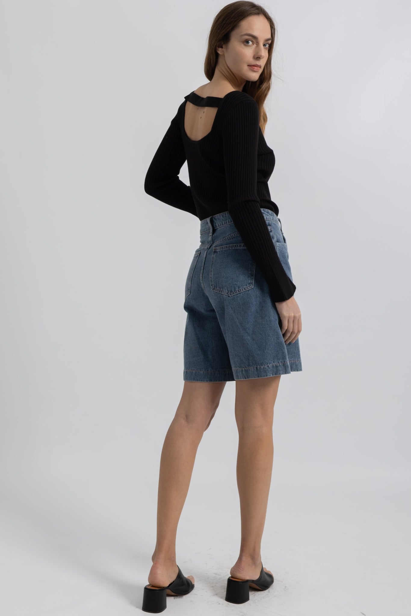 Haut Dos Nu Maille Viscose Opy