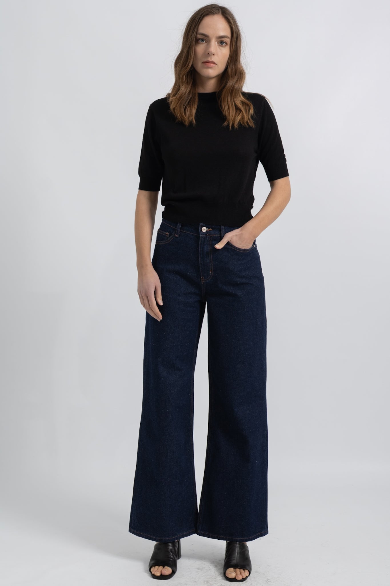 Jean Wide Denim Brut