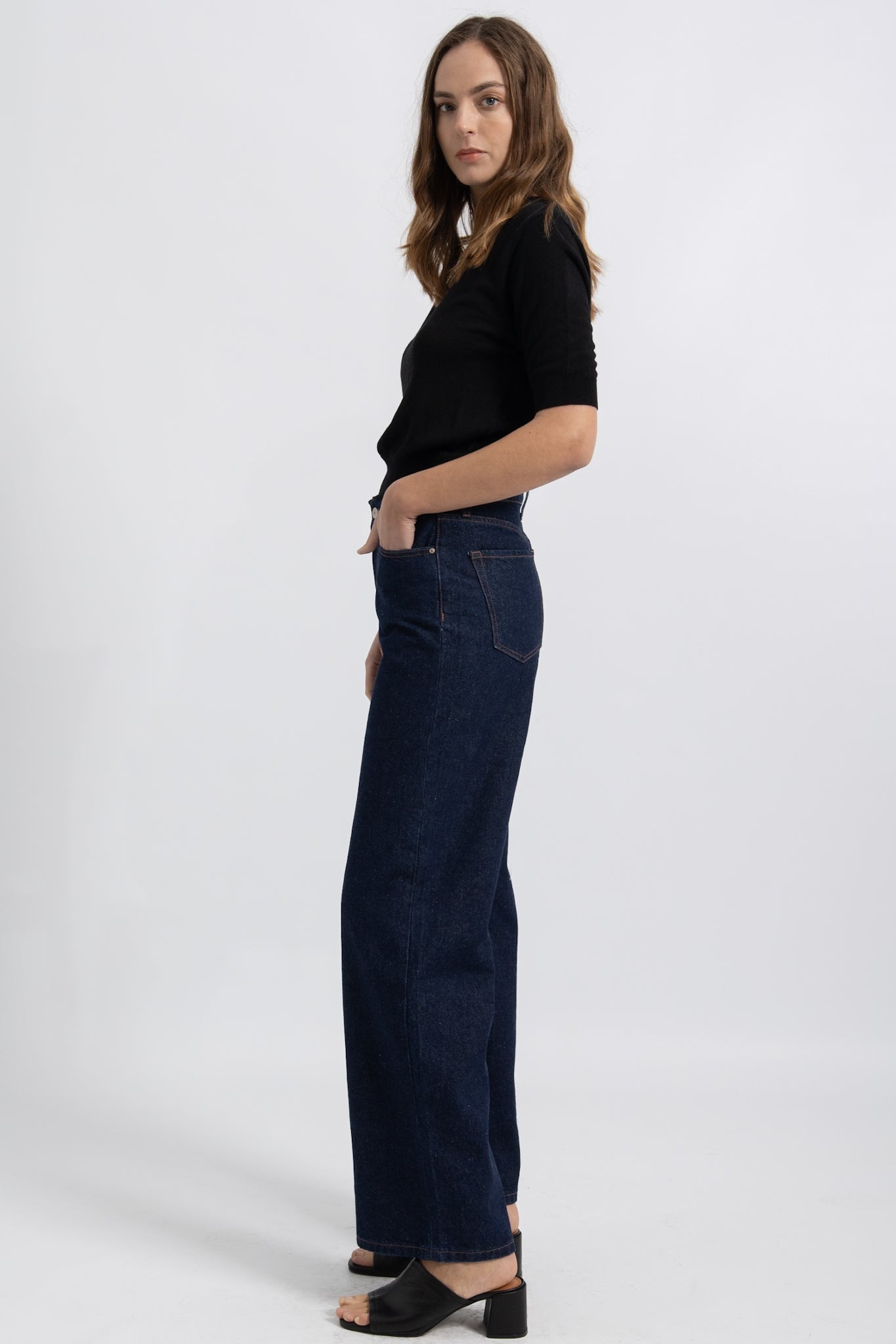 Jean Wide Denim Brut