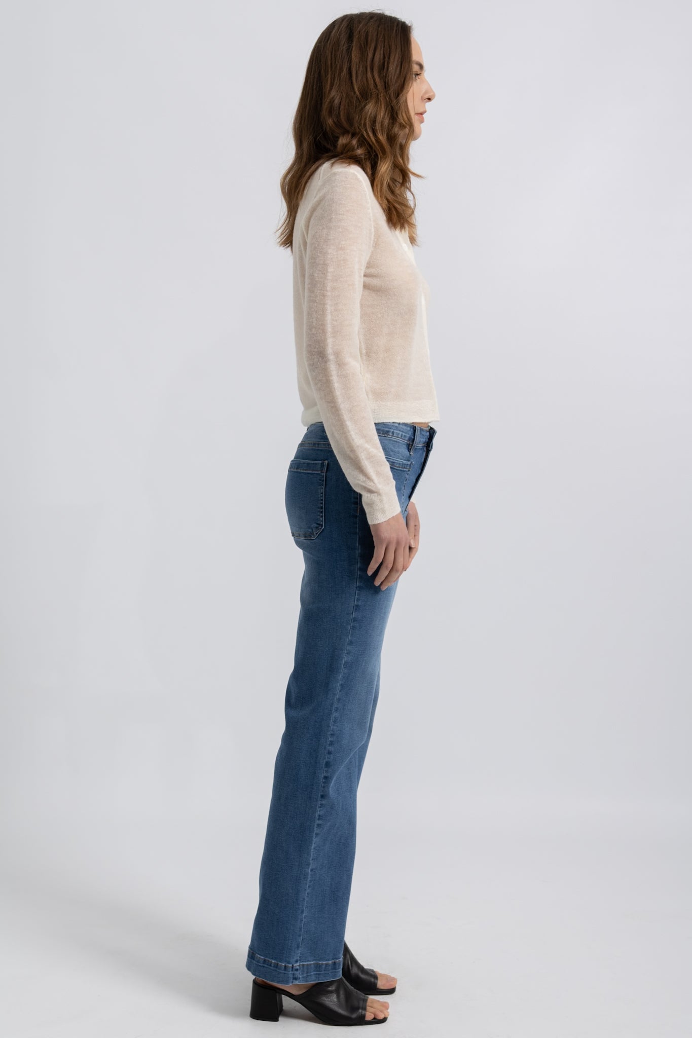 Gilet Maille Fine Laine Alpaga