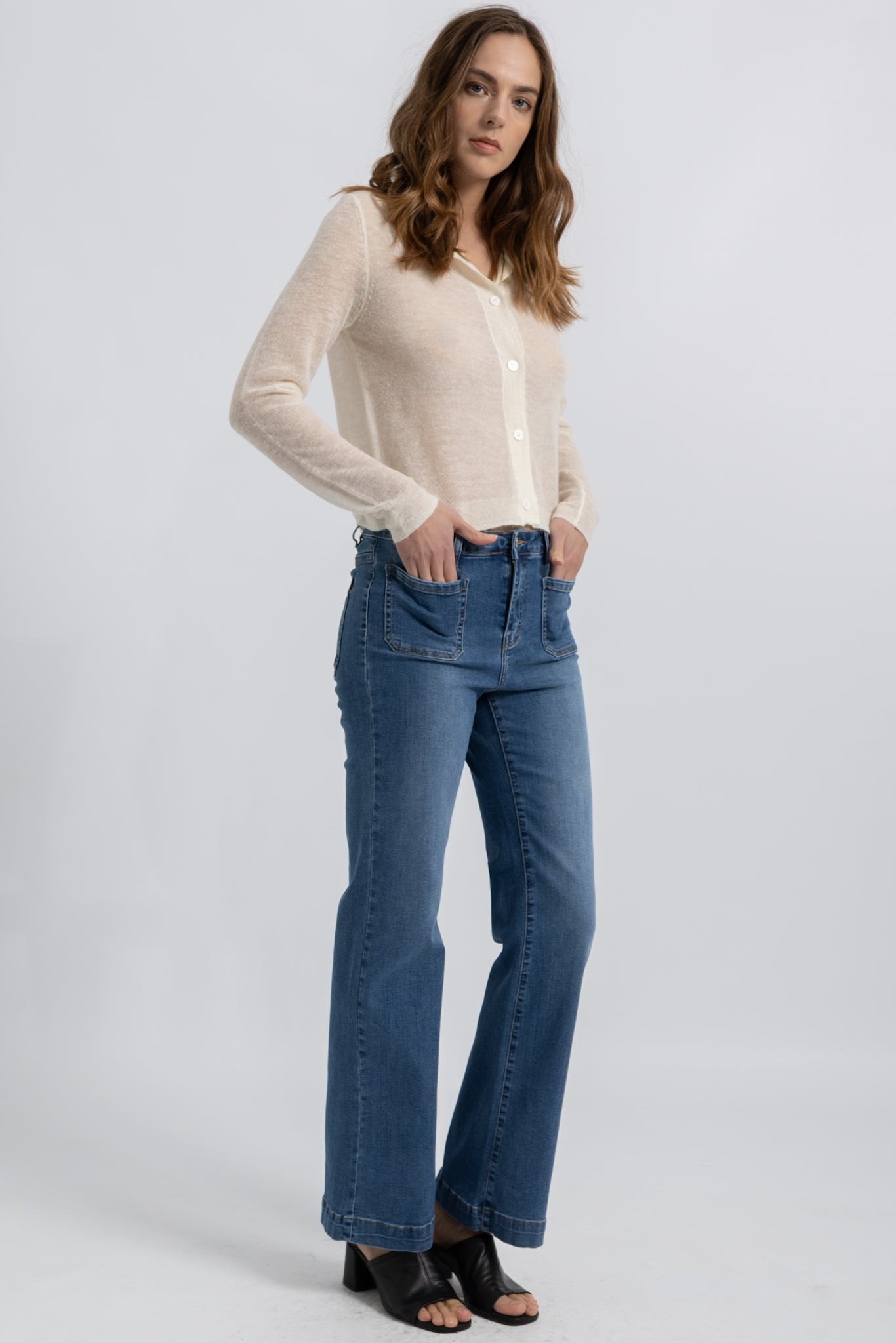 Gilet Maille Fine Laine Alpaga