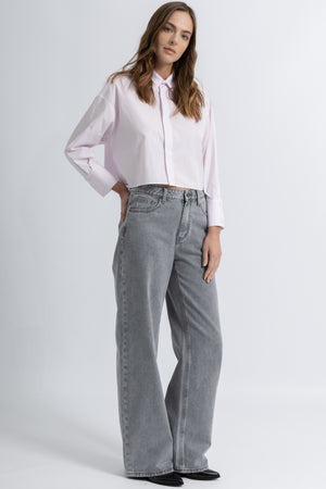 Chemise Cropped Coton Celia