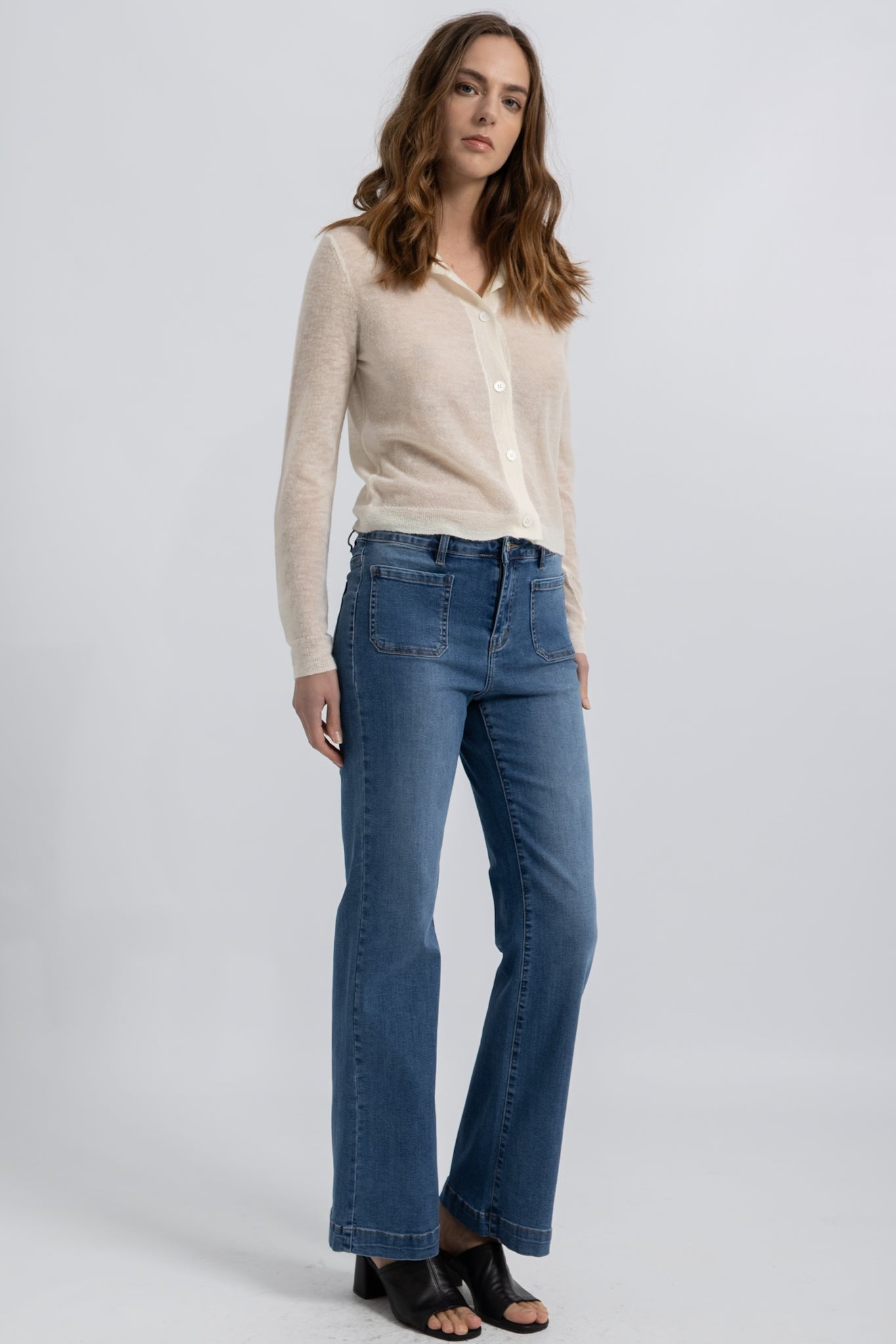 Jeans Wide Pocket Denim
