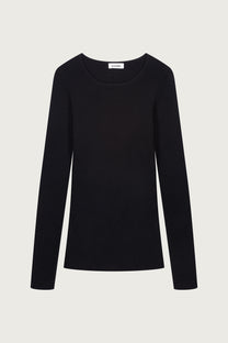 TOP COL BATEAU MAILLE VISCOSE