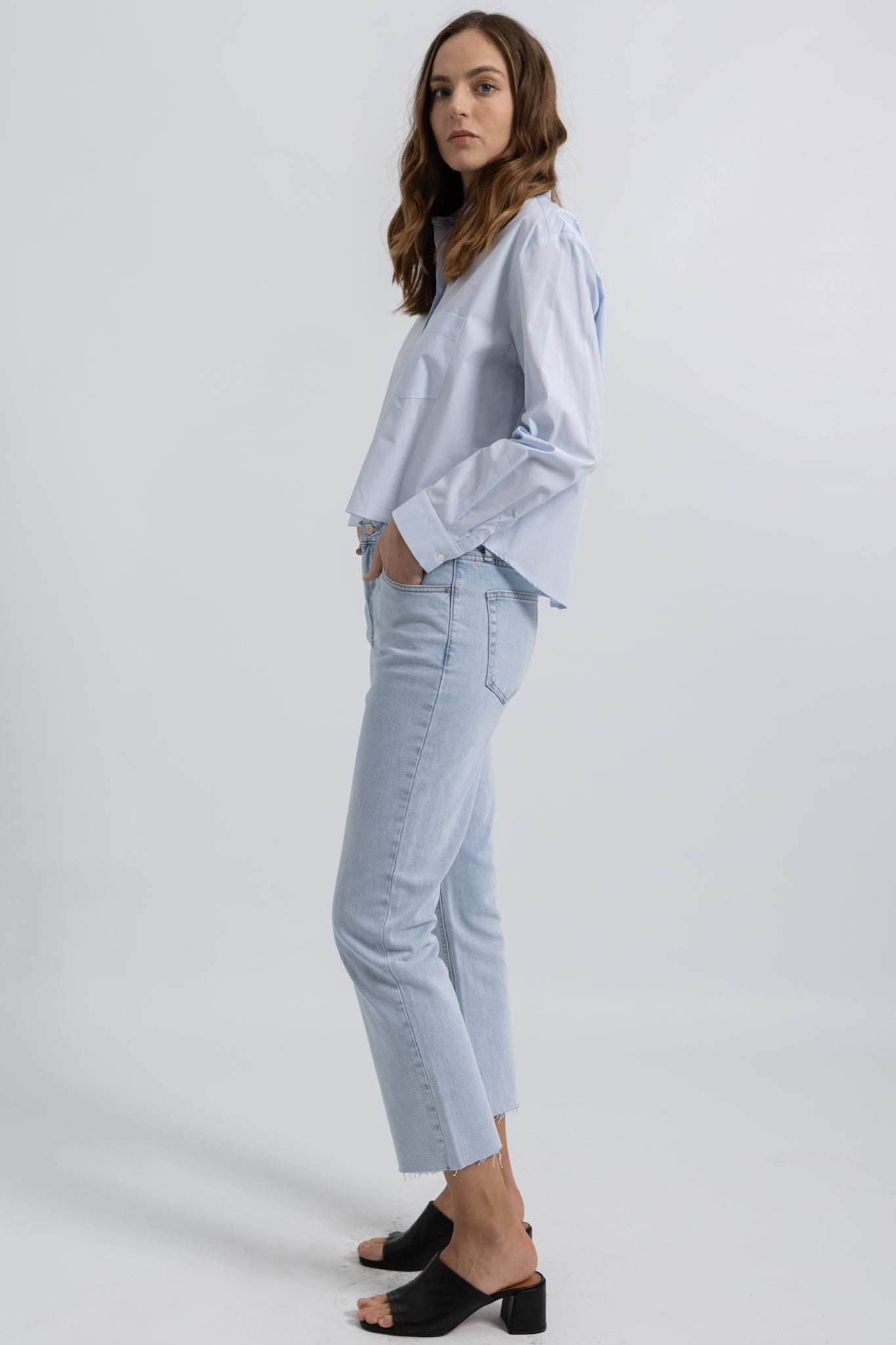 Chemise Cropped Standard Coton  Vizel