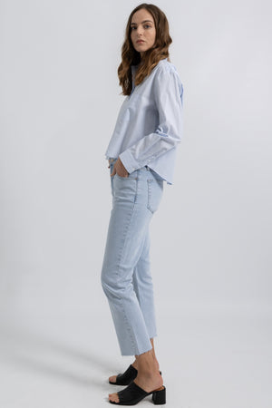 Chemise Cropped Standard Coton  Vizel