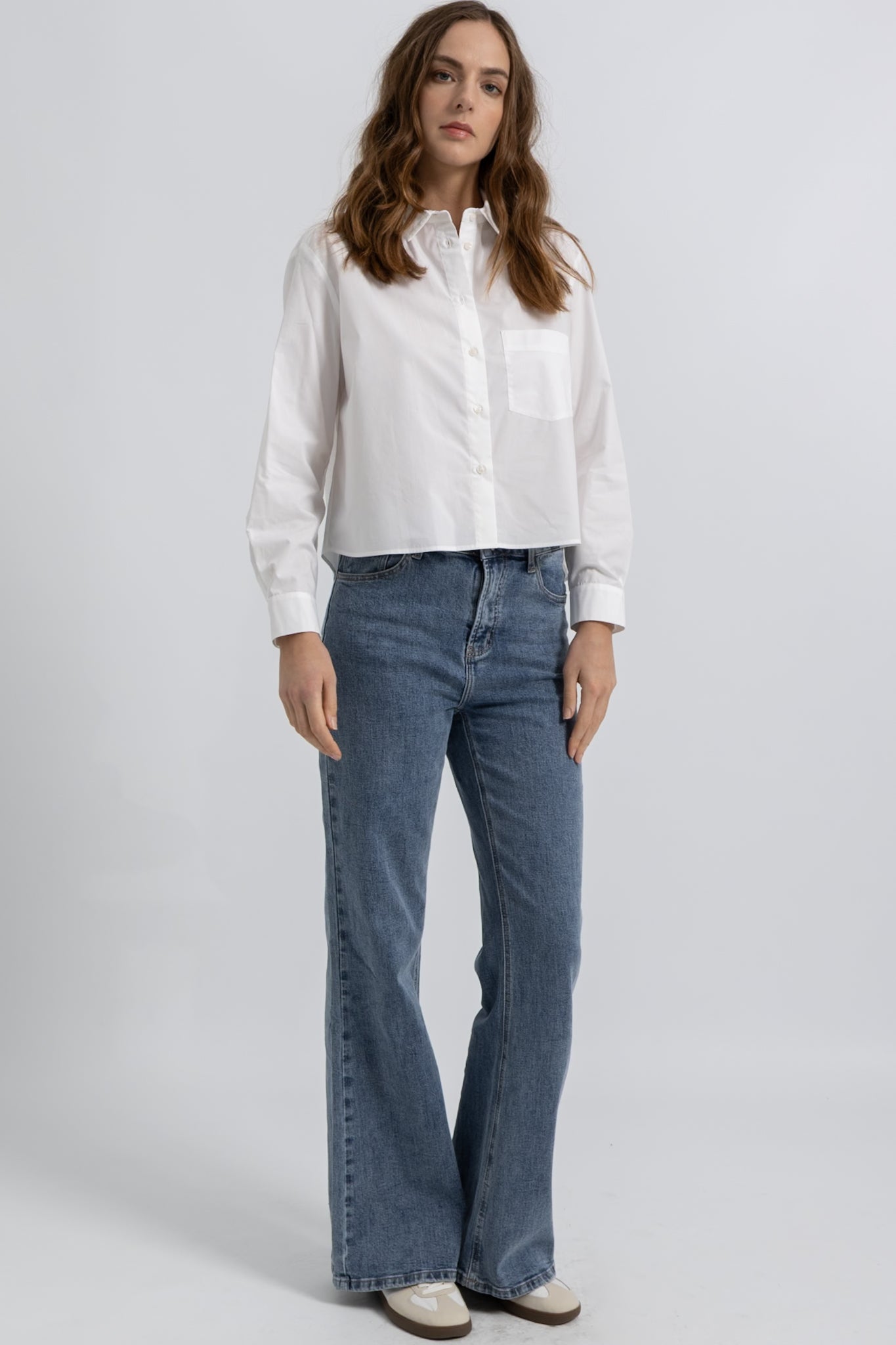 Chemise Cropped Standard Coton Vizel