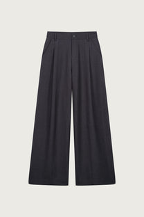 PANTALON AMPLE À PLIS