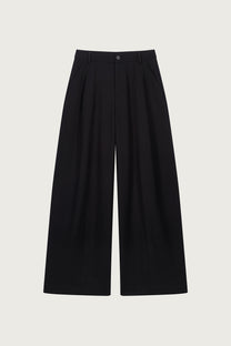 PANTALON AMPLE À PLIS