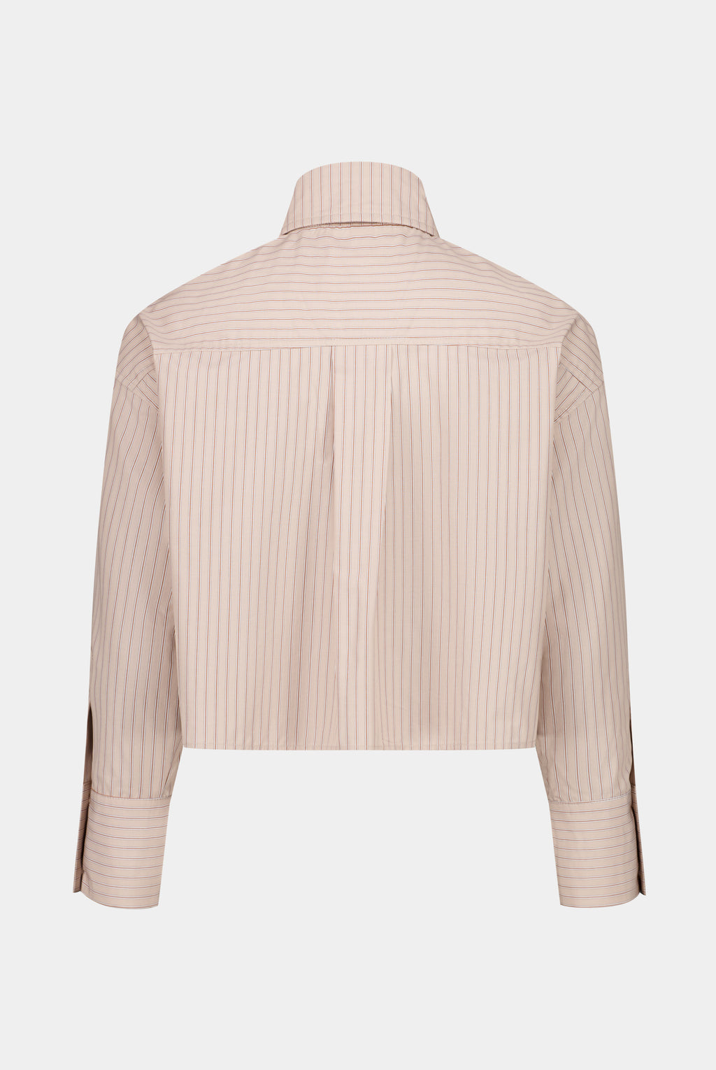 CHEMISE CROPPED COTON RAYÉ CÉLIA