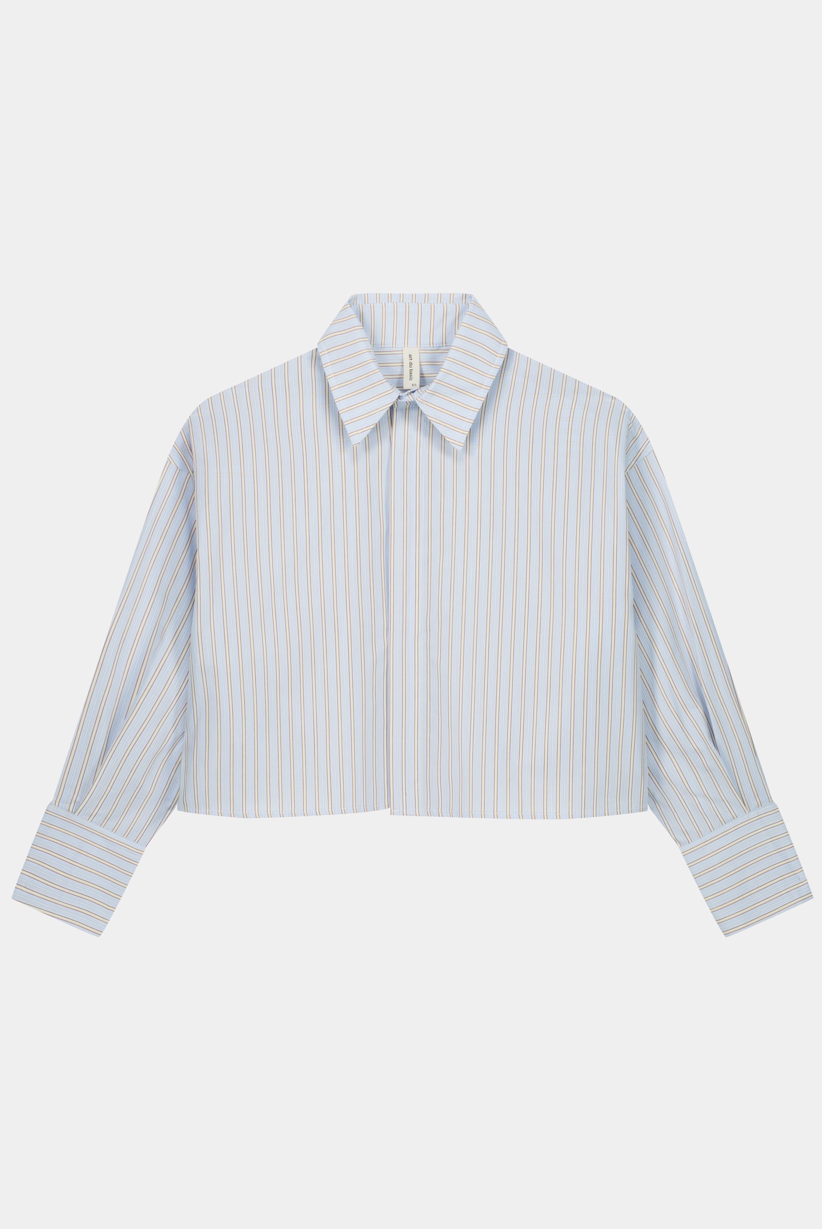 CHEMISE CROPPED RAYÉ CELIA