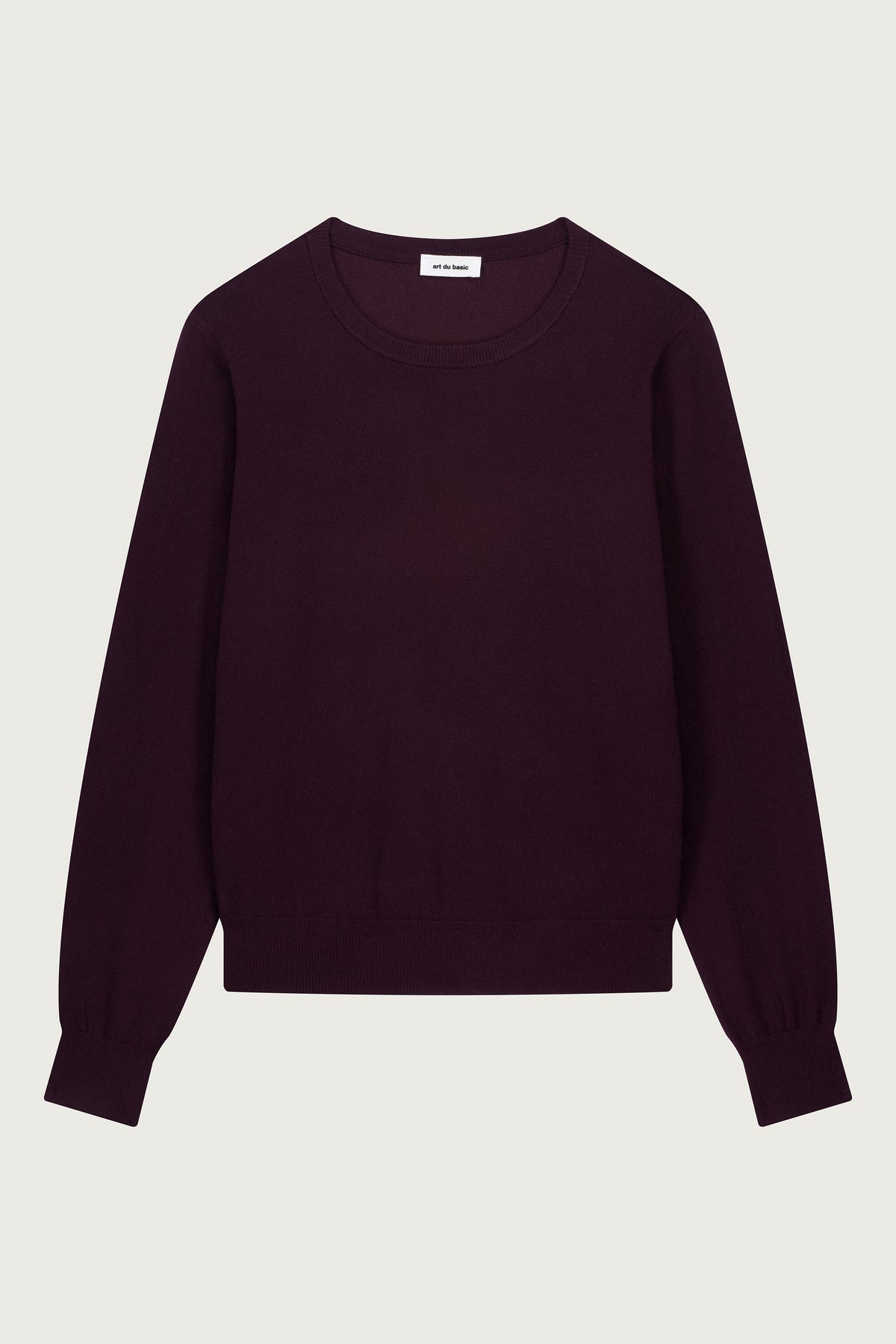 PULL COL ROND MAILLE FINE