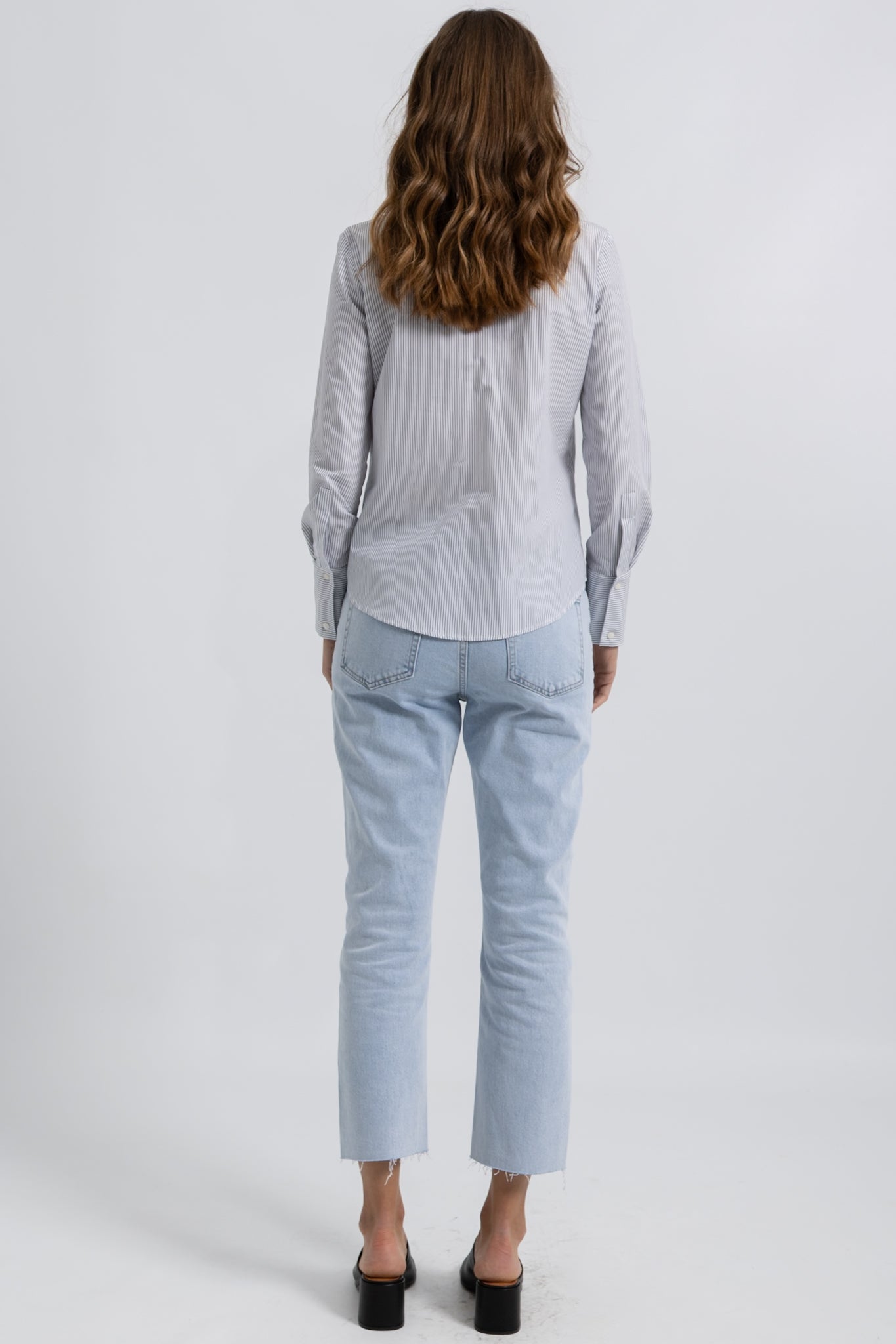 Chemise Ajustée Coton Rayé Luna