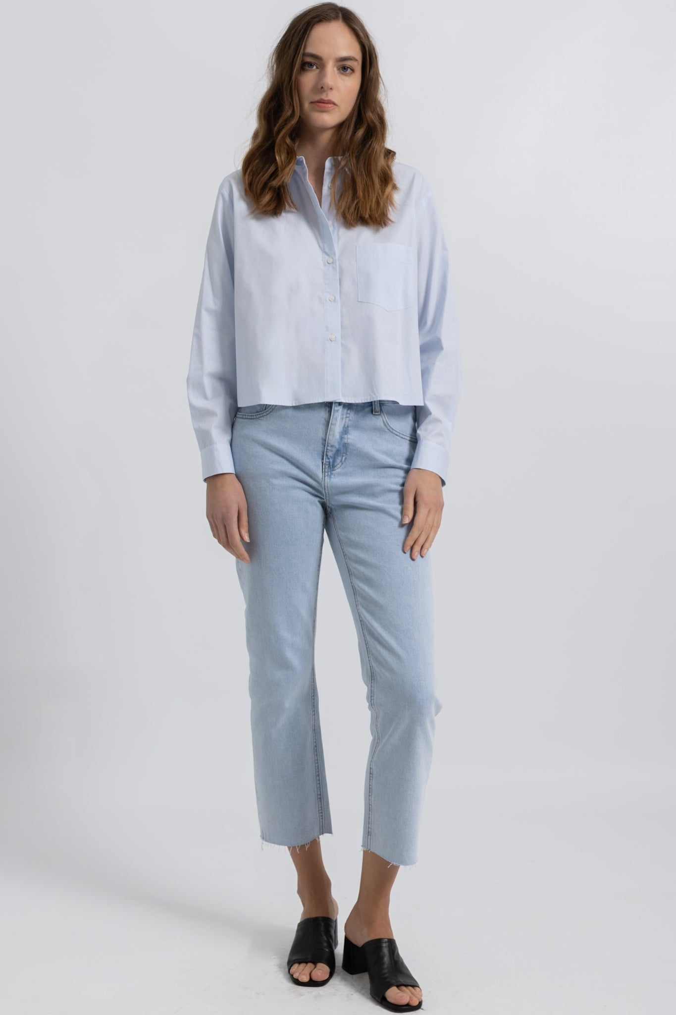 Chemise Cropped Standard Coton  Vizel