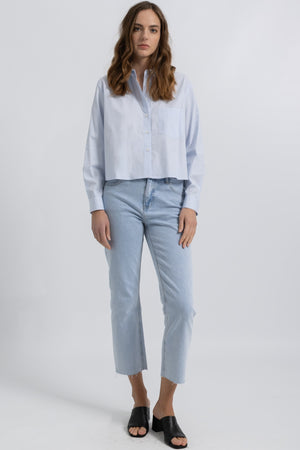 Chemise Cropped Standard Coton  Vizel