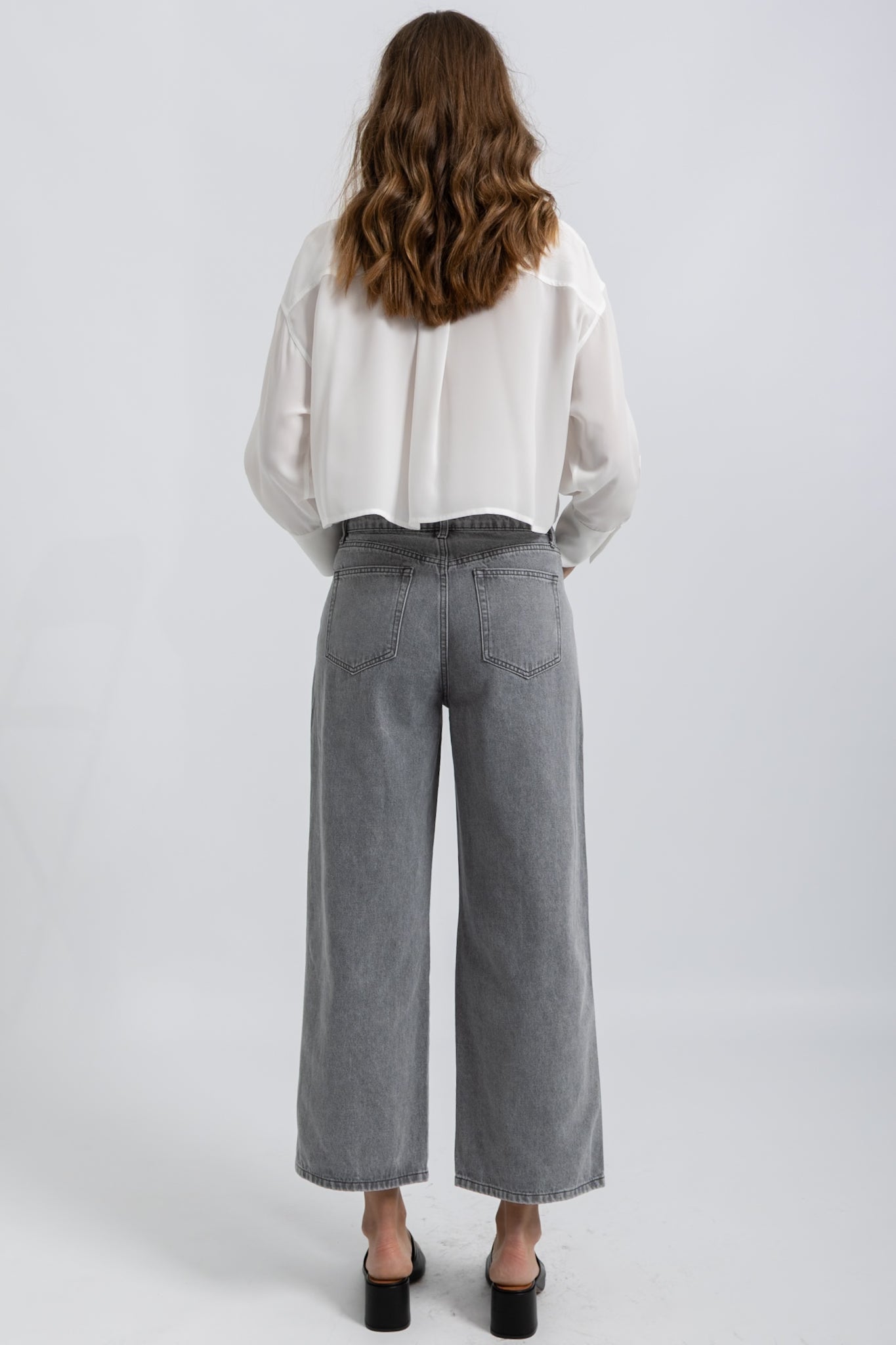 Chemise Cropped Crêpe Celia