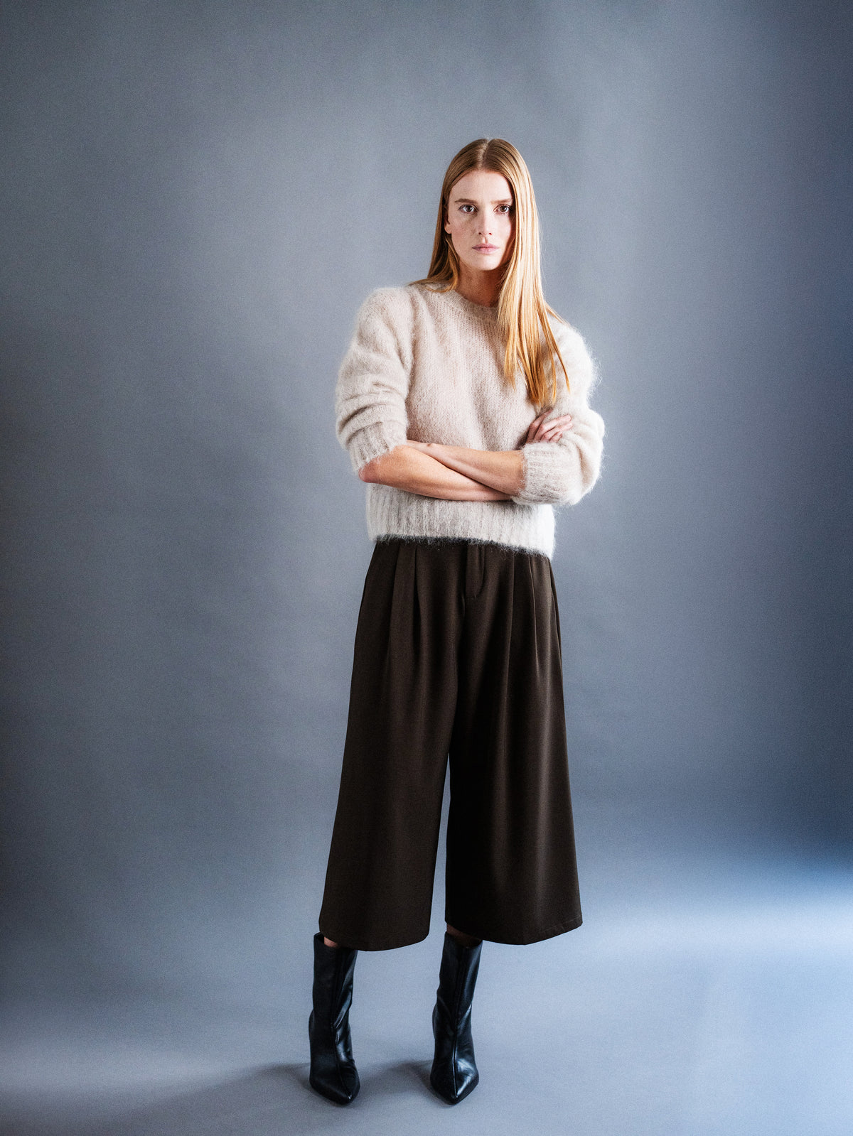 JUPE CULOTTE À PLIS