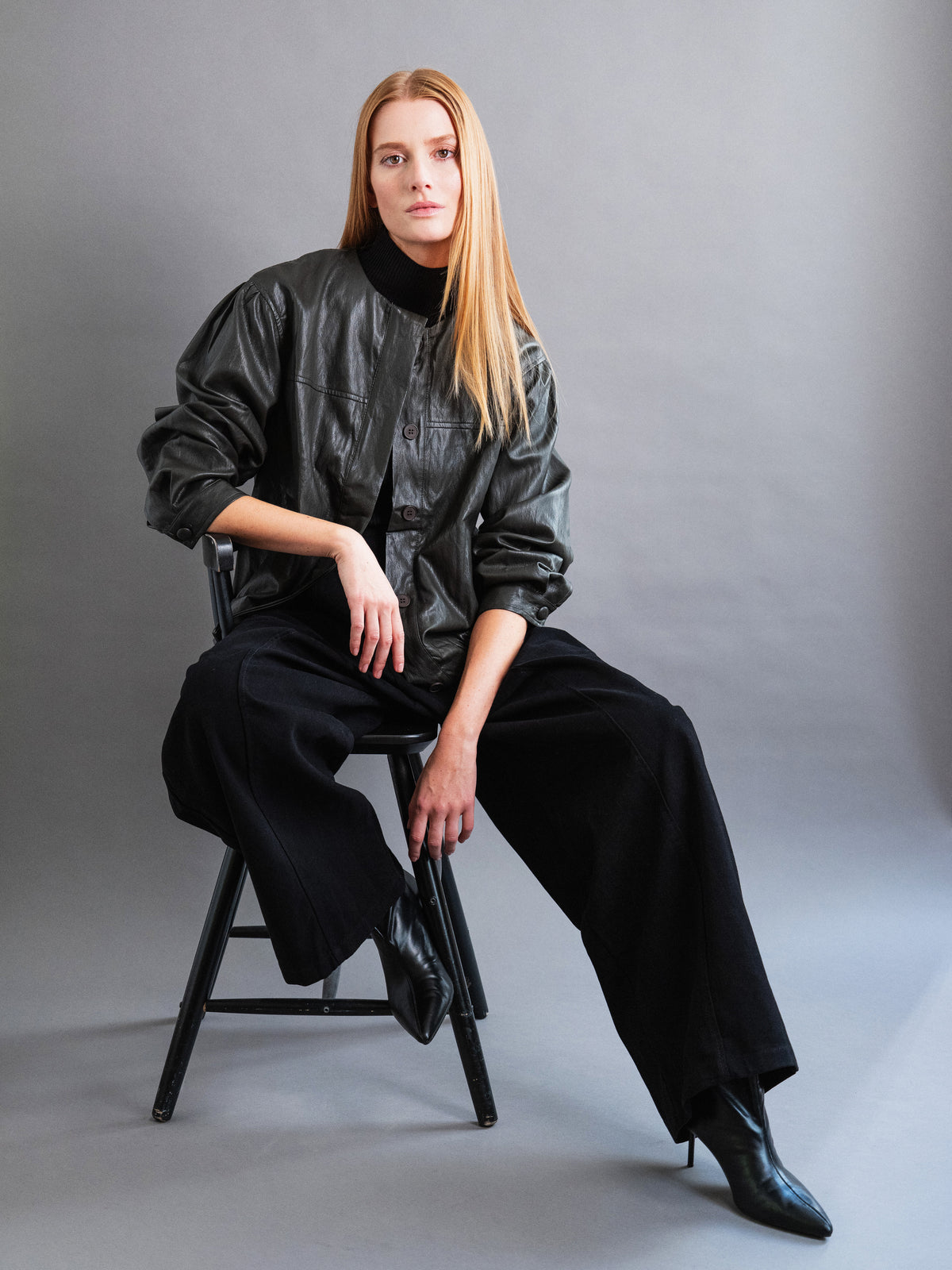 BLOUSON FAÇON CUIR