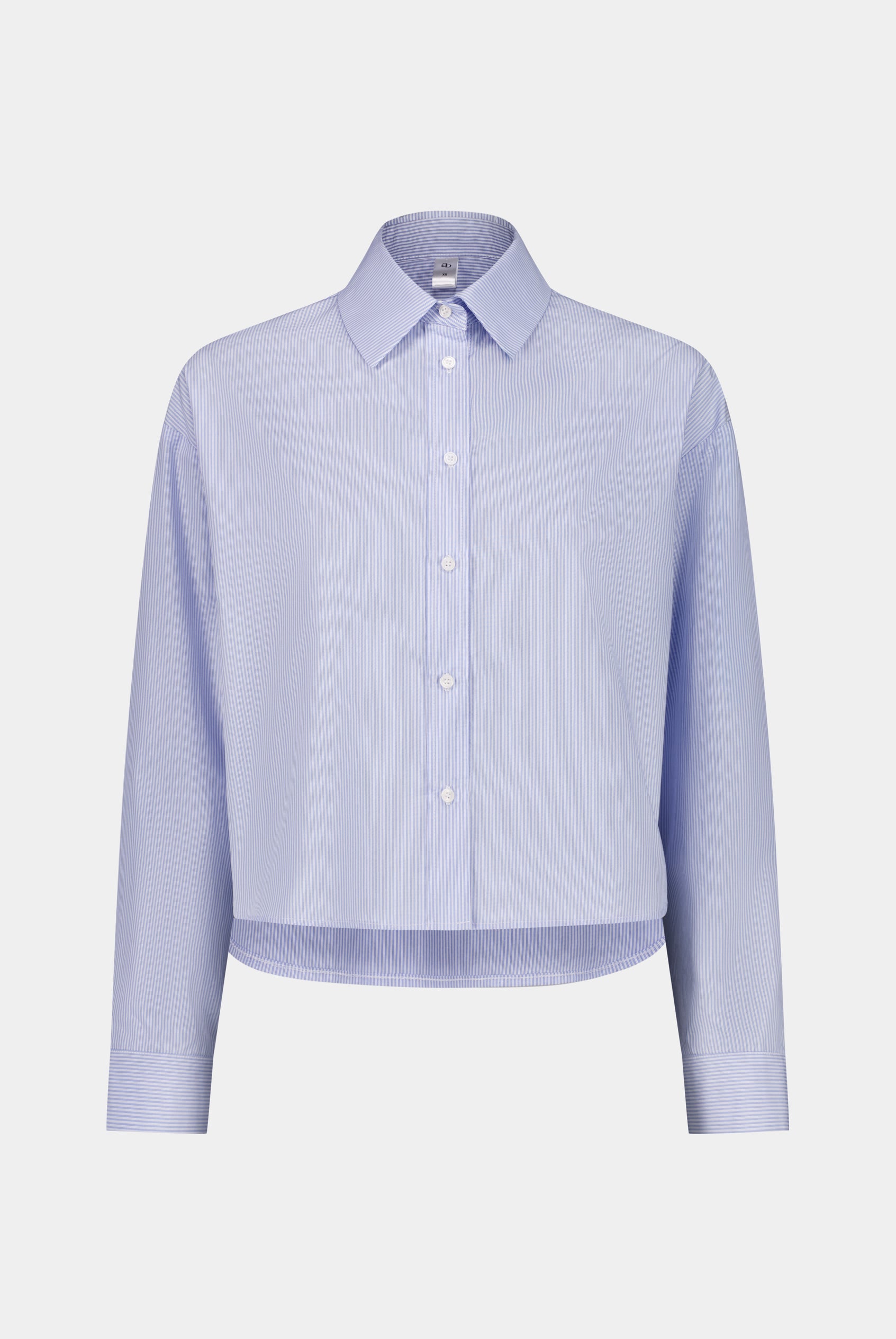 CHEMISE CROPPED COTON RAYÉ FANEL