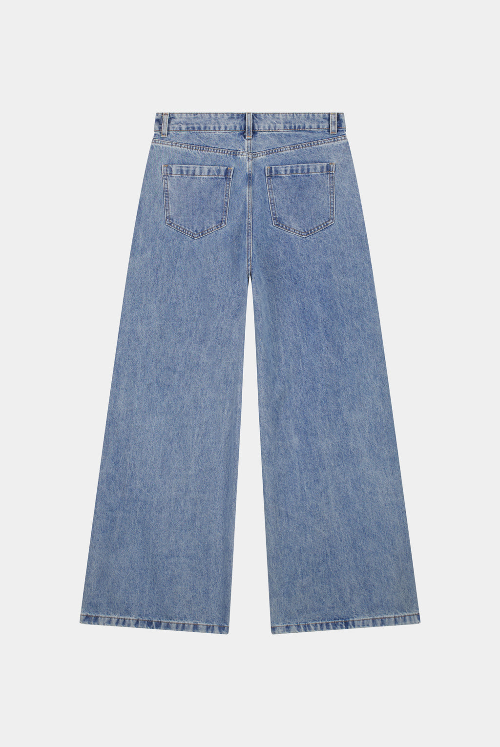 JEANS FULL WIDE DENIM GRIS CLAIR