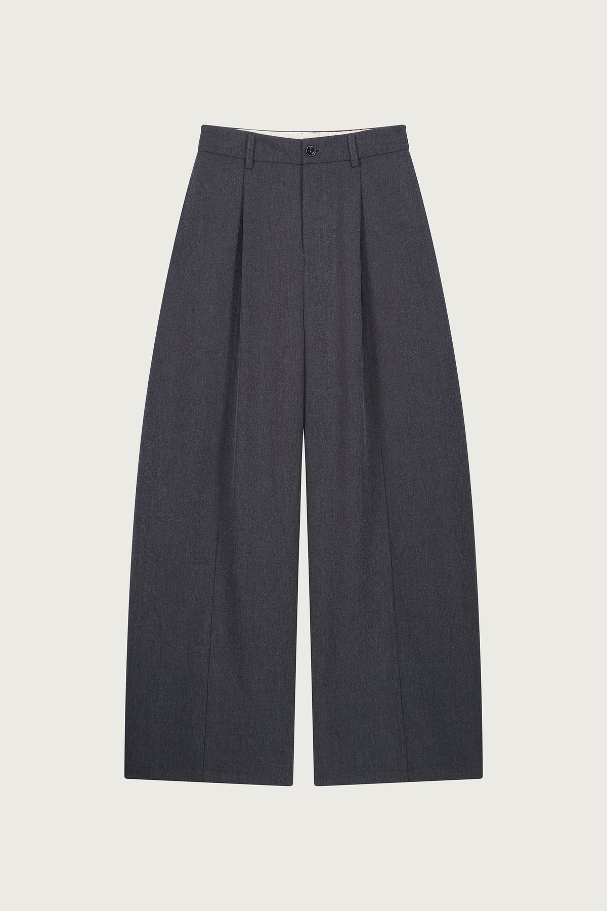 PANTALON BAREL À PLIS
