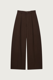 PANTALON BAREL À PLIS