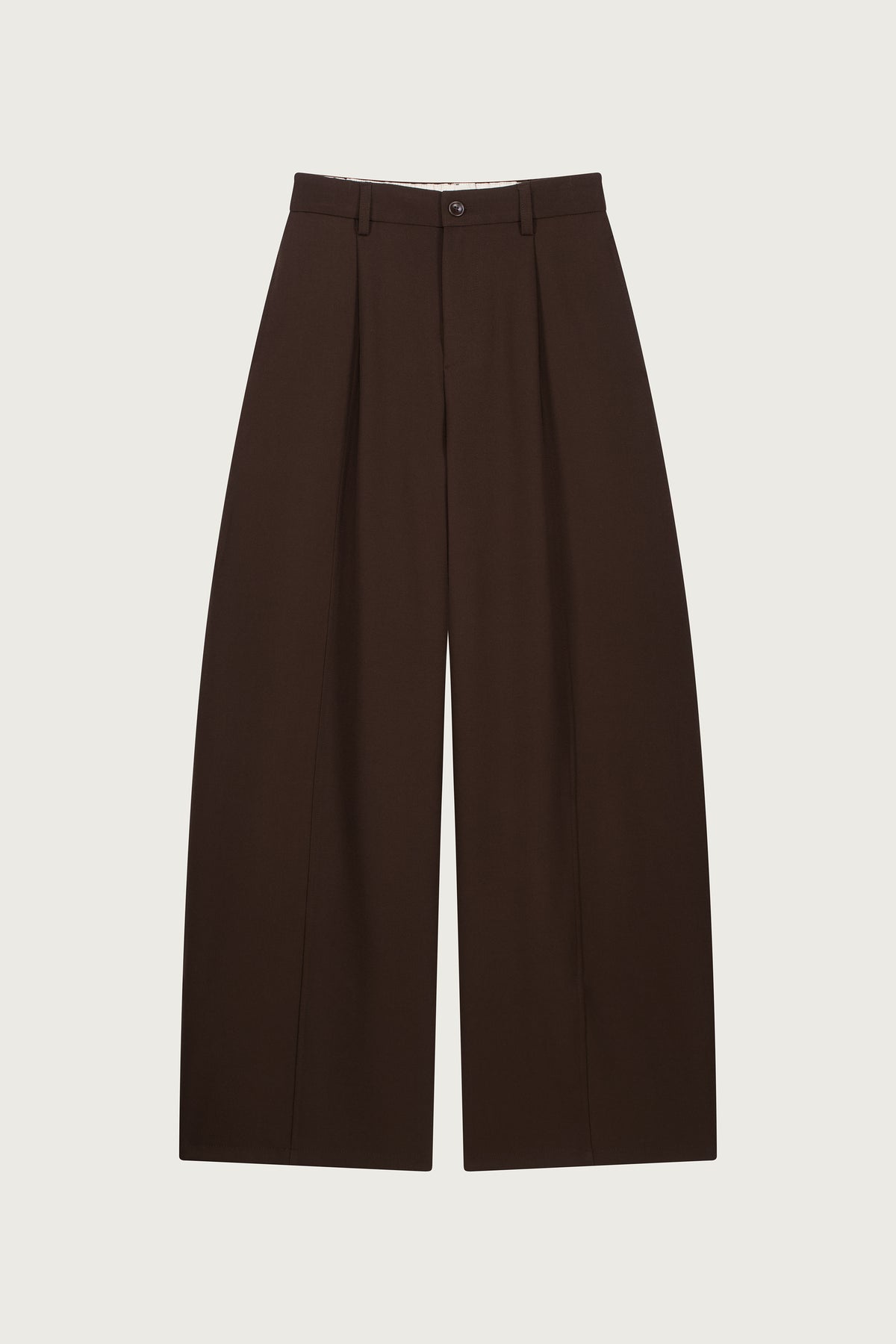 PANTALON BAREL À PLIS