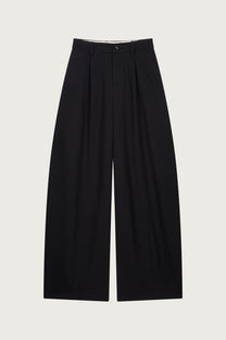 PANTALON BAREL À PLIS