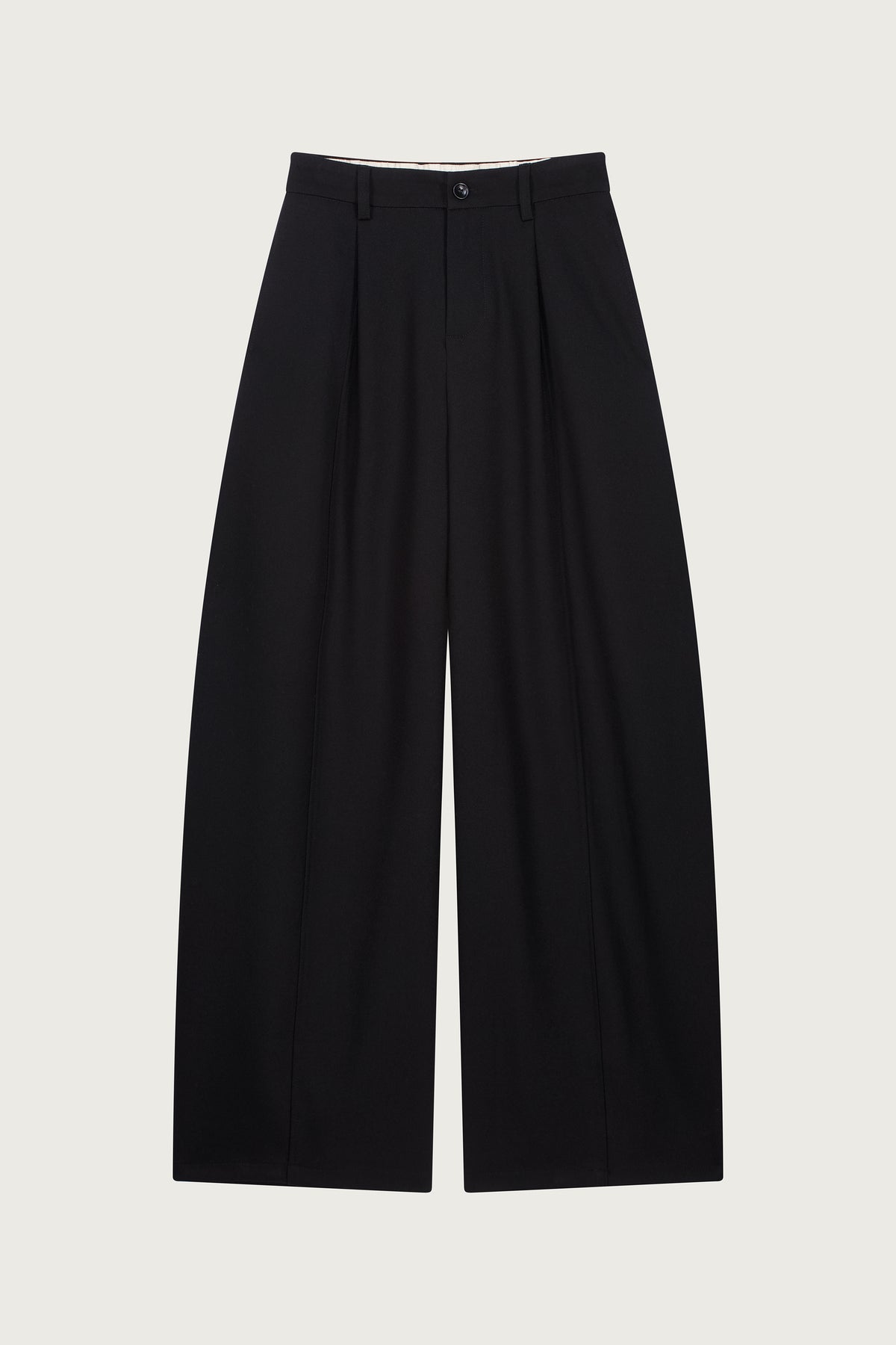 PANTALON BAREL À PLIS