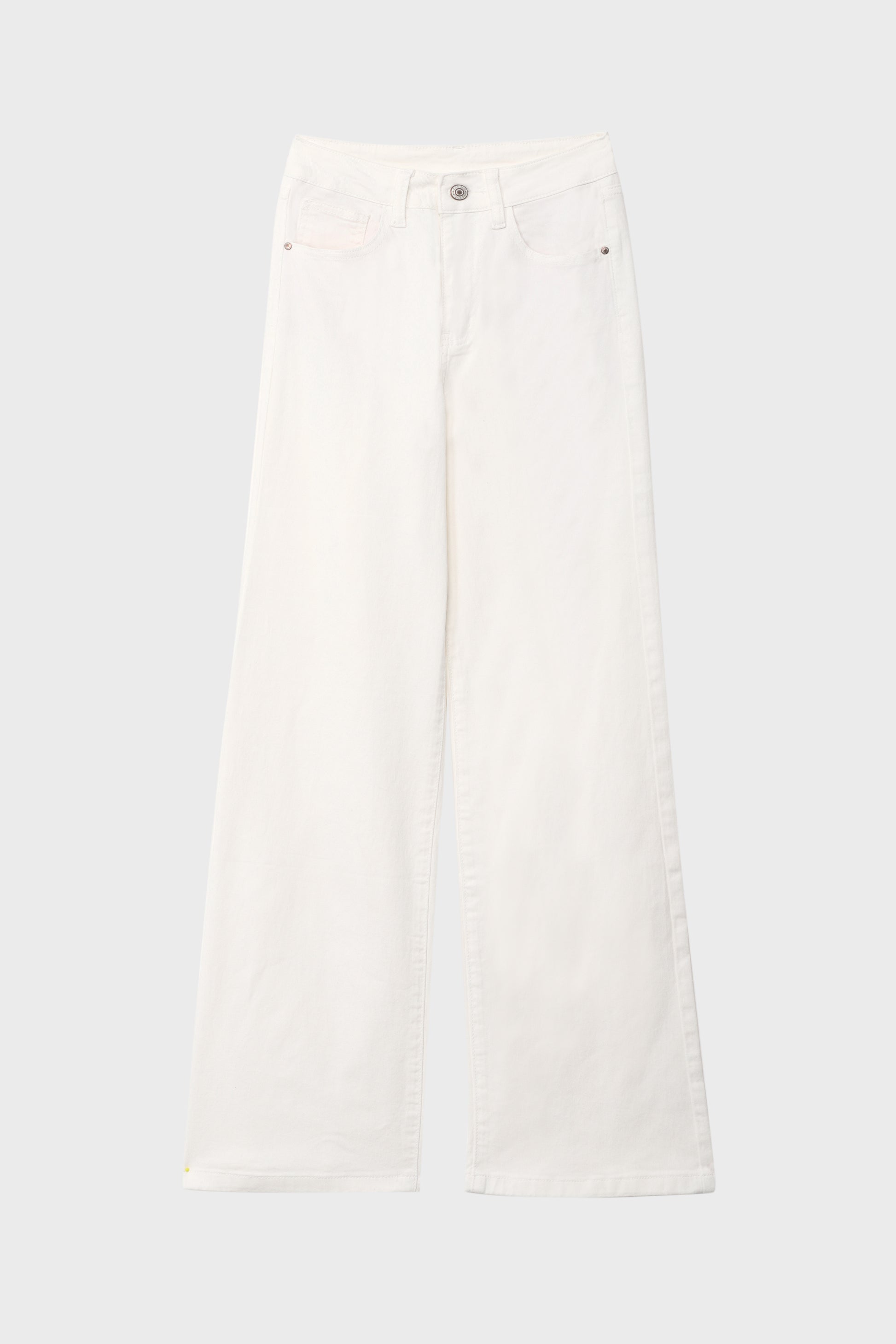 Jeans Wide Denim Blanc