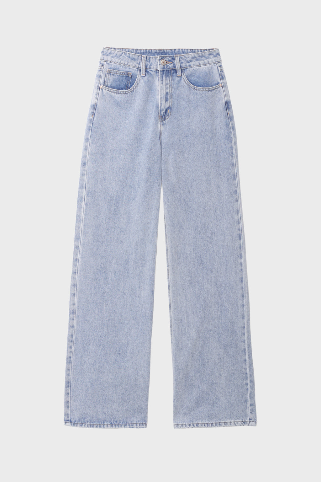 Jeans Wide Denim Clair