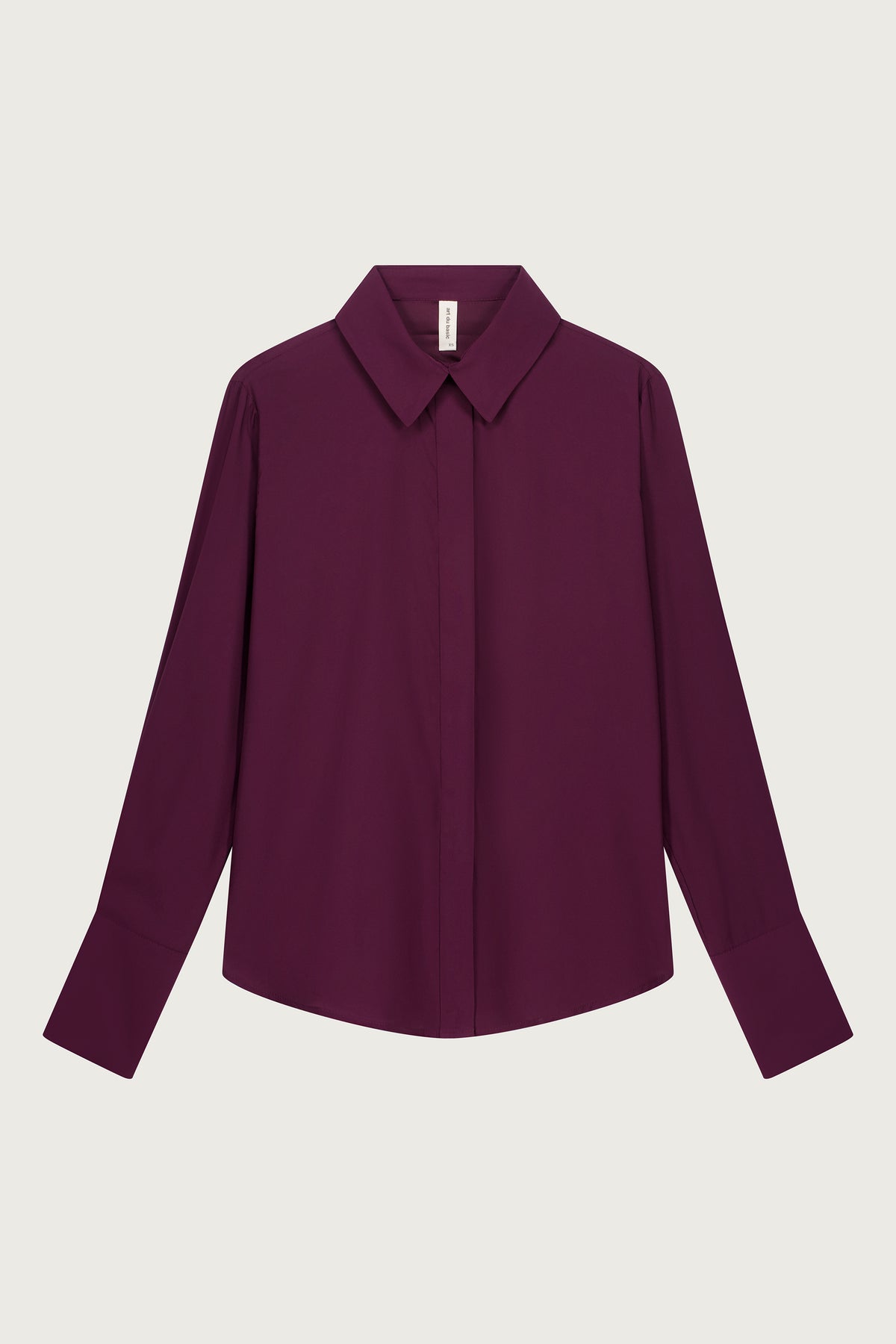 CHEMISE AJUSTÉE EN ENVERS SATIN