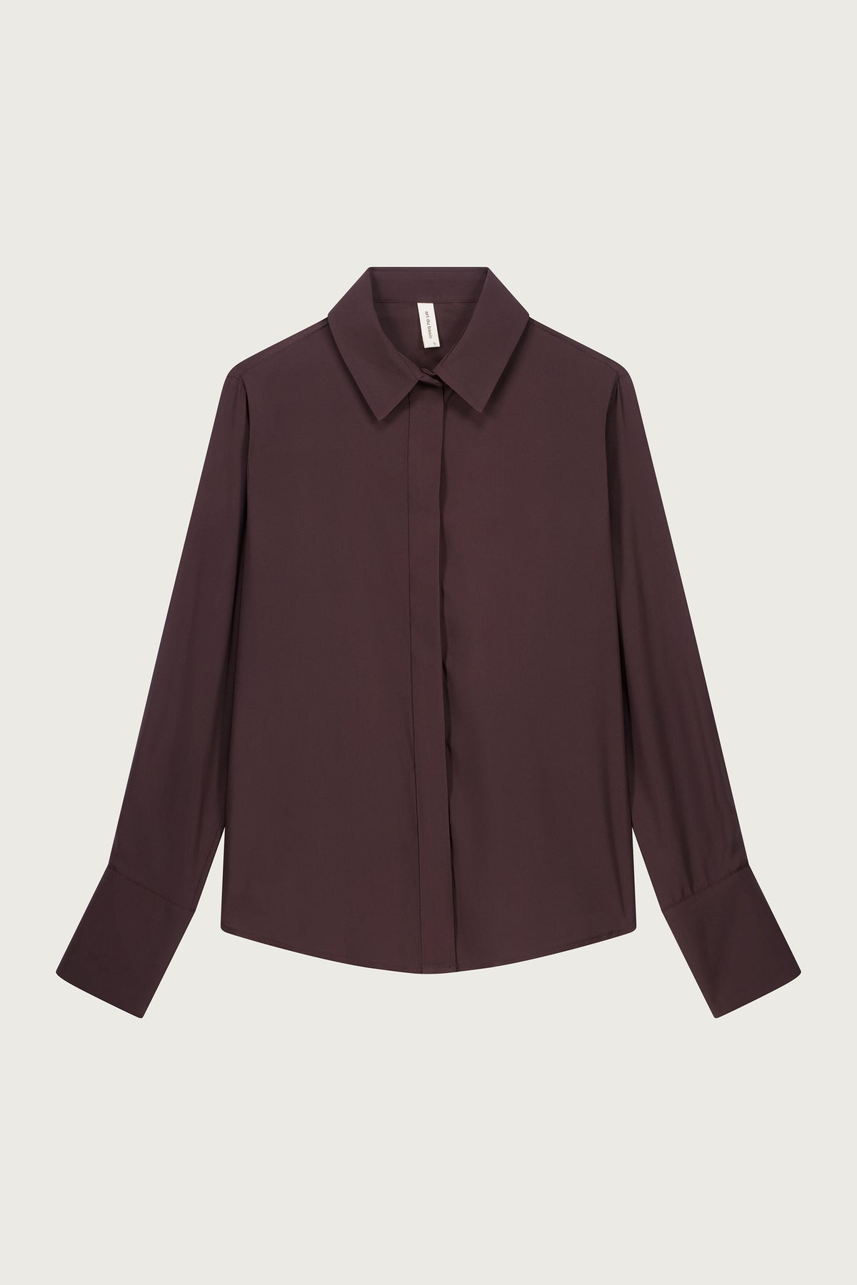 CHEMISE AJUSTÉE EN ENVERS SATIN