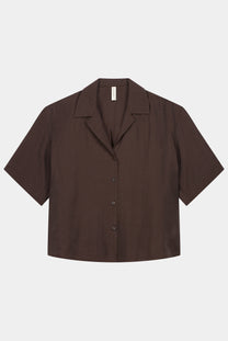 CHEMISE LYOCELL COL CUBAIN LYS