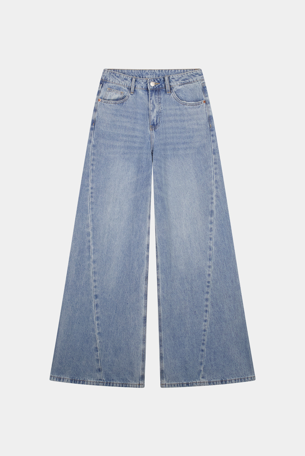 Jean palazzo denim clair
