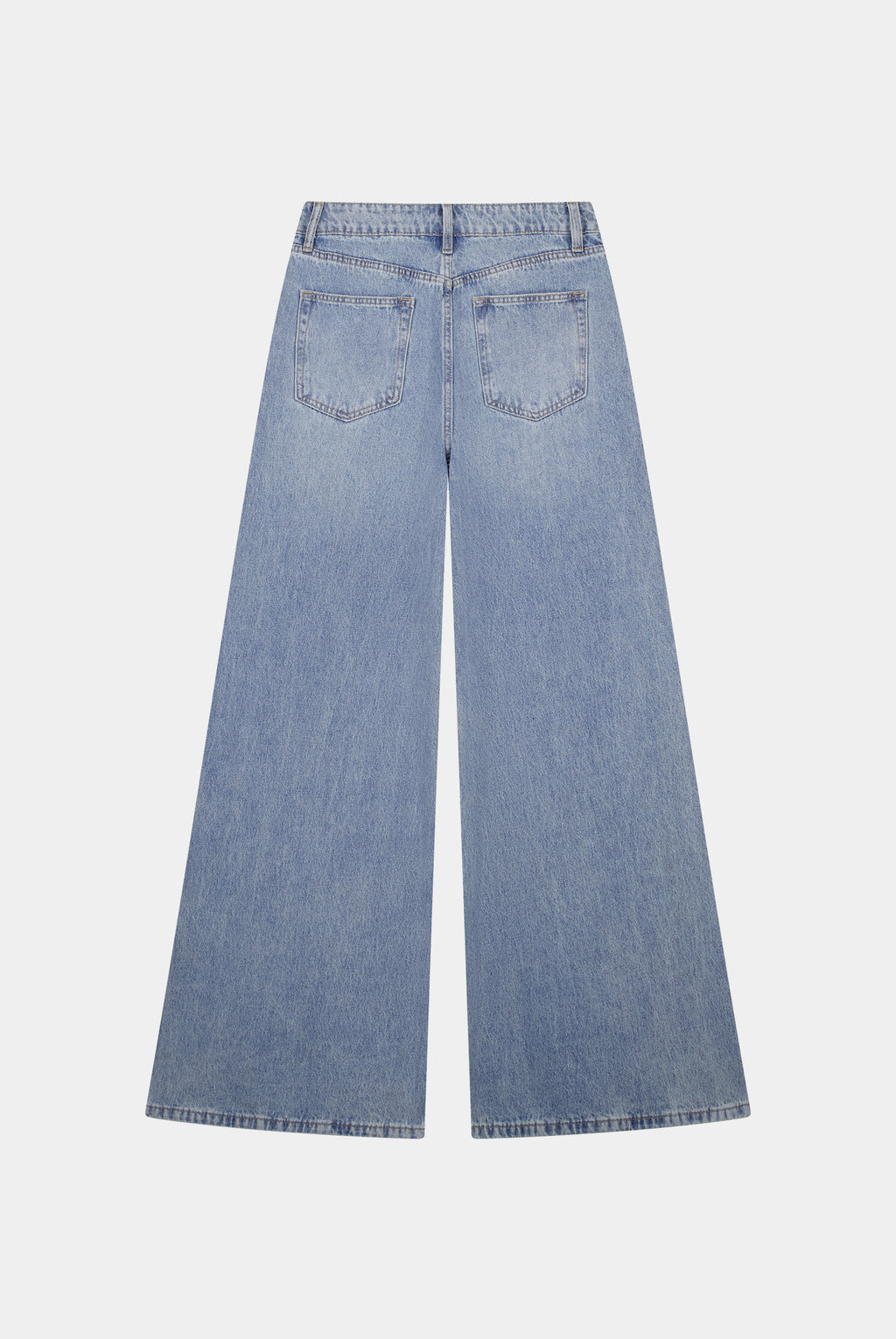 Jean palazzo denim clair