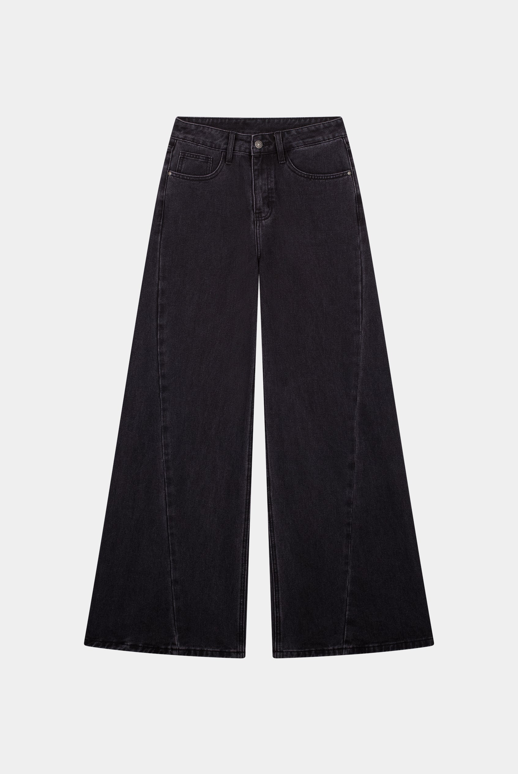 Jean palazzo denim clair