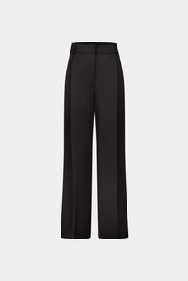 PANTALON SATIN À PLIS PLITA