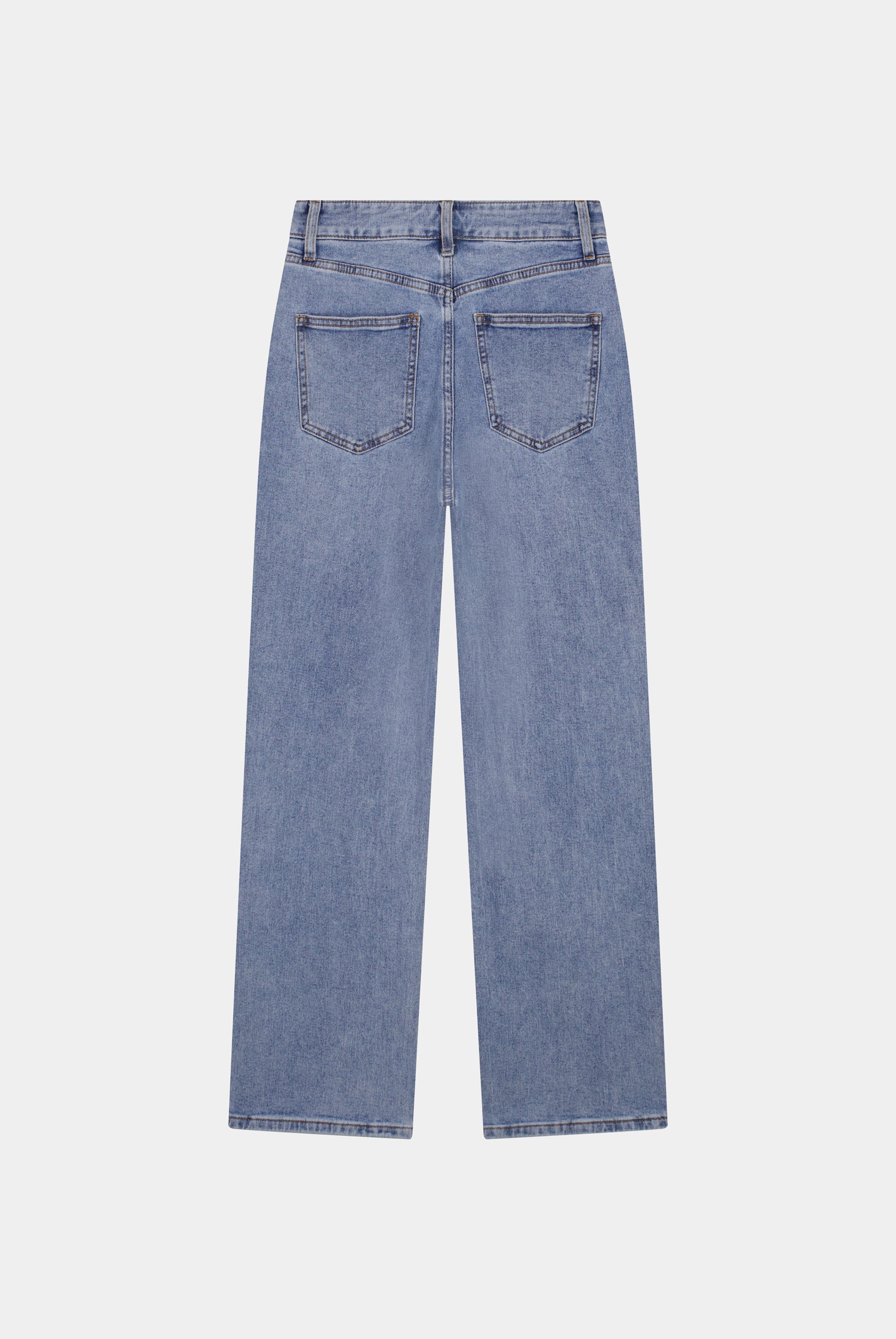 Jeans straight denim clair